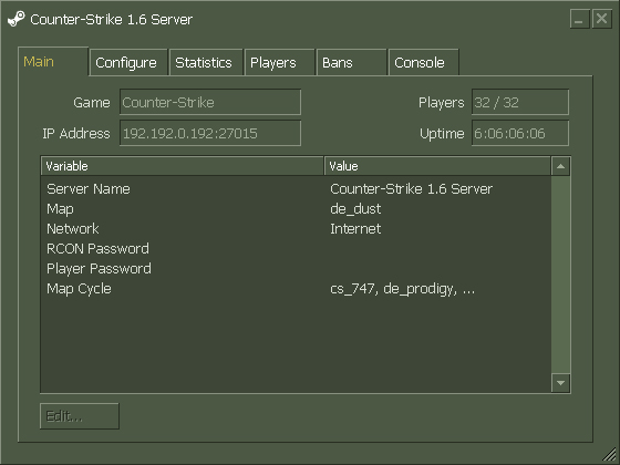 CS 1.6 Сервер